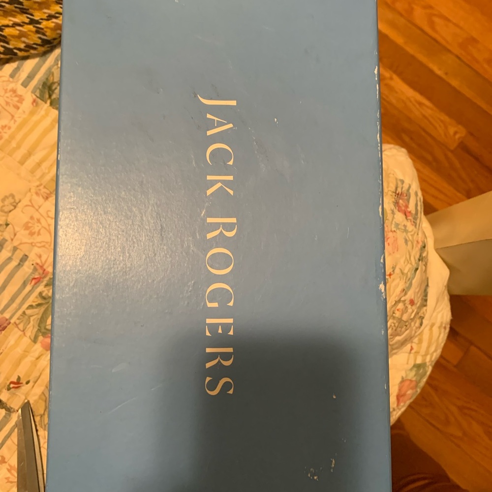 NIB | Jack Rogers Platinum Holly Suede Mules!! - Picture 7 of 8
